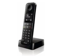 Philips Téléphone Dect D4701b Single 4,6 Cm Display - Répertoire Téléphonique - Reconnaissance Des Numéros - Design Compact - Mode Eco - Noir