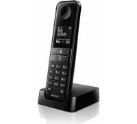 Philips Téléphone DECT D4701B Single - Écran 4,6 CM - Répertoire - Identification de l'appelant - Design compact - Mode éco - Noir