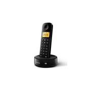 Philips Téléphone sans fil D1651B/01 – DECT – Écran 1,6 pouces – Noir