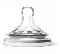 Philips AVENT – Tétines Natural – Lot de 2 – 4 trous, débit rapide