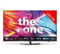 Philips The One 55PUS8909 - Classe de diagonale 55" TV LCD rétro-éclairée par LED - Smart TV - TITAN OS - 4K UHD (2160p) 3840 x 2160 - HDR - gris anthracite Gris anthracite G
