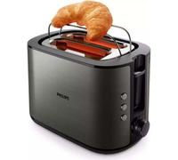 Philips toaster | HD2651/80 Viva Collection | Puissance 1050 W | Nombre de prises 2 | Matériau du boîtier Métal | Noir