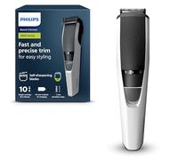 Philips Tonde-barbe série 3000, tondeuse électrique pour hommes, lames auto-affûtantes, système de levage et de finition, réglages de 10 longueurs, 45 min. durée de fonctionnement, modèle BT3206/14