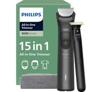 Philips Tondeuse à barbe Multigroom Series 9000, 15 en un avec OneBlade, 2 lames d'origine pour visage, tête et corps, 27 longueurs (0,2 à 20 mm) (modèle MG9531/15)