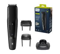 Philips Tondeuse à barbe Series 5000 - tondeuse à barbe électrique avec sabot, système de guide de coupe Pro, 40 hauteurs de coupe réglables, 90 min d'autonomie et charge de 1 heure (modèle BT5515/20)