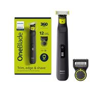 Philips Tondeuse électrique hybride OneBlade 360 Pro, noire, QP6531/15