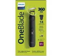 Philips - Tondeuse Multi Usages Oneblade Qp6542/15, Molette Réglable, 14 Hauteurs De Coupe, Précision 0,4 Mm, Autonomie 90 Mn