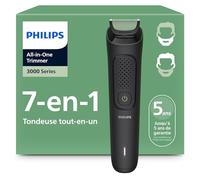 Philips Tondeuse tout-en-un Multigroom série 3000 7 accessoires - Tondeuse pour barbe et cheveux, Lames auto-affûtées respectueuses de la peau, 10 hauteurs de coupe, Modèle MG3930/15