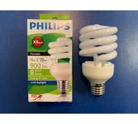 PHILIPS Tornade 15W = 70W E27 Ampoule Économique Cool Daylight Démarrage Rapide