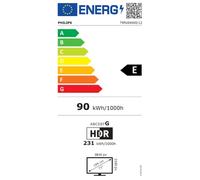 Philips TV QLED Philips 75PUS9000 189cm 4K UHD Ambilight P5 VRR 144Hz The One 2025