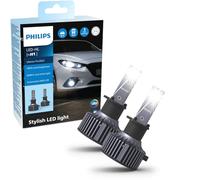 Philips Ultinon Pro3022 LED ampoule de phare automobile (H1), +100%, lumière blanche et froide à 6.000K, set de 2
