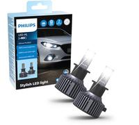 Philips Ultinon Pro3022 LED ampoule de phare automobile (H3), +100%, lumière blanche et froide à 6.000K, set de 2