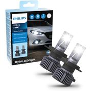 Philips Ultinon Pro3022 LED ampoule de phare automobile (H4), +100%, lumière blanche et froide à 6.000K, set de 2