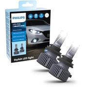 Philips Ultinon Pro3022 LED ampoule de phare automobile (H8/H11/H16), +100%, lumière blanche et froide à 6.000K, set de 2