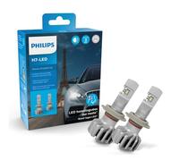 Philips Ultinon Pro6001 H7-LED, Première Ampoule LED pour éclairage avant Automobile Homologuée sur Voie Publique en France, jusqu'à 230% de Luminosité en plus, Set de 2, 5.800K