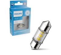 Philips Ultinon Pro7000 LED Festoon lampe de signalisation automobile, 4.000K warm white, 30mm, 12V