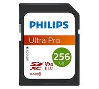 Philips Ultra Pro Carte SDXC 256 Go UHS-I U3, Vitesse de Lecture jusqu'à 100 Mo/s, V30, Carte mémoire pour Appareil Photo, Tablette, Ordinateur Personnel, Lecteur de Carte, vidéo 4K UHD