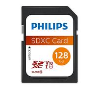 Philips Ultra Speed Carte SDXC 128 Go UHS-I U1, Vitesse de Lecture jusqu'à 80 Mo/s, V10, Carte mémoire pour Appareil Photo, Tablette, Ordinateur Personnel, Lecteur de Carte, vidéo Full HD