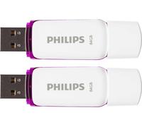Philips USB 2.0 2-Pack 64GB Snow Edition Magic Purple
