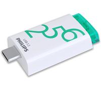 Philips USB 3.2 256GB Click Series Gen 1 USB-C lecteur USB flash 256 Go USB Type-A 3.2 Gen 1 (3.1 Gen 1) Blanc