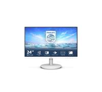 Philips V Line 241V8AW/00 Écran LCD 23.8" Full HD 1920x1080 IPS W-LED 4ms Adaptive Sync VGA HDMI 1.4 Haut-parleurs intégrés Blanc