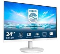 Philips "V Line 241V8AW/00 écran plat de PC 60,5 cm (23.8"") 1920 x 1080 pixels Full HD LCD Blanc Moniteur " , EEC: E