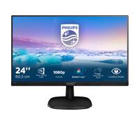 PHILIPS 243V7QJABF/00 - Ecran d'ordinateur FHD UWC - 24 pouces - Dalle IPS 5ms - 75Hz - HDMI/DP/VGA - FreeSync