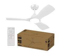 Ventilateur à pales fixes Philips, 3 pales, petit (42"), éclairage LED 28W, moteur DC, plage de température de couleur (3000 K, 4300 K, 6500 K) avec fonction de gradation, télécommande incluse