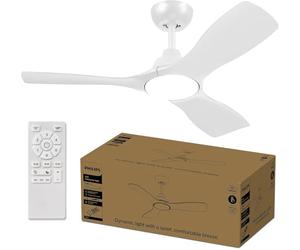 Philips Ventilador Techo Con LED 28W Aspas Fijas (diam. 106cm) Motor DC 3 Temperatura Mando Blanco