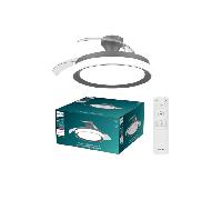 Ventilateur de plafond avec télécommande et lumière LED dimmable DC 51cm Phil