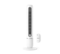 Philips Ventilateur Colonne Série 5000 - Puissant 8,1 m/s et ultra-silencieux 24 dB, faible consommation d'énergie, 5 vitesses, mode Sommeil, minuterie 9h, oscillation 80°, Blanc (CX5550/00)