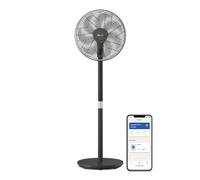 PHILIPS Ventilateur sur pied 3000, 19 dB(A)*, 3 vitesses et 2 modes, Noir