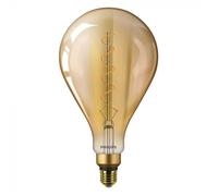 Philips Vintage Ampoule LED E27 Filament Poire Or 5W 300lm 820 Extra Chaud Blanc