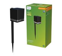 Philips Borne solaire d'extérieur Virona LED 2700 K 200 lm Noir