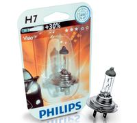 Philips Vision H7 Ampoule De Phare Avant, plus 30% De Luminosité, Blister De 1