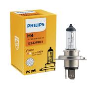 Philips Vision H1 H4 H7 W5W Halogène Jusqu'À 30% Plus Lumière Ampoules 55W 12V
