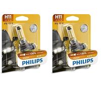 Philips Vision H11 Ampoule De Phare Avant, plus 30% De Luminosité, Blister De 1