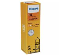 Philips Vision H3 Halogène Jusqu'À 30% Plus Lumière 55W 12V Ampoules pour Auto