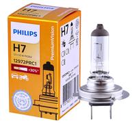 Philips Vision H7 12V 55W PX26d + 30% plus lumineux lumière originale voiture halogène phare Auto véritable ampoule antibrouillard 12972PRC1
