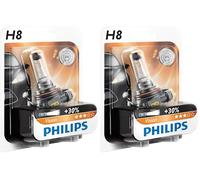 PHILIPS Vision H8 Ampoule De Phare Avant, Blister De 1 (Lot de 2)