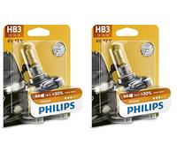 Philips Vision HB3 Ampoule De Phare Avant, plus 30% De Luminosité, Blister De 1 (Lot de 2)