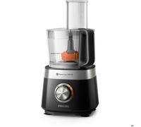 Philips Viva Collection Robot de cuisine, 31 fonctions, 2,0 l, disque de coupe 2 en 1, 850 W, noir (HR7530/10)