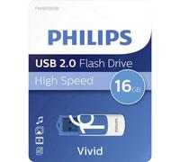 Philips VIVID Clé USB 16 GB bleu FM16FD05B/00 USB 2.0
