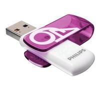 Philips FM64FD05B lecteur USB flash 64 Go USB Type-A 2.0 Violet, Blanc
