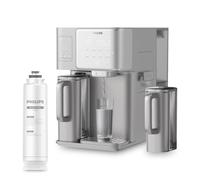 Philips Water Distributeur d’eau à Osmose Inverse 9000 : eau chaude/fraîche filtrée en secondes, fonction glaçons, minéraux préservés, filtration RO 6-en-1, >110 contaminants réduits, UV-C, 2000 L