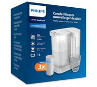 Philips Carafe filtrante instantanée Micro X-Clean AWP2980WH3 avec 3 filtres