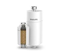 Philips Filtre de douche avec 1 cartouche – réduit le chlore jusqu'à 99% – Blanc 50 000 L