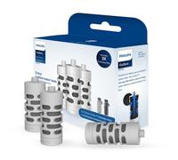 Philips Water GoZero Everyday Filtre à fibre de carbone activée pour transformer l'eau du robinet en eau plus fraîche et plus savoureuse instantanément, gris, 40 gallons (AWP285/37) Gris