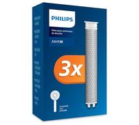 Philips Water Pommeau de douche avec filtre - Lot de 3 filtres de rechange - Élimine efficacement le chlore et autres grosses particules - Capacité de filtration : 1 mois