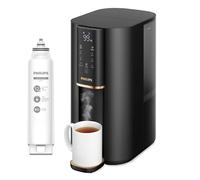 Philips Water Station d'eau à osmose inverse ADD6920BK01/10 avec technologie Aquaporin Inside®, chauffe l'eau instantanément, élimine jusqu’à 110 SUBSTANCES, durée de vie du filtre : 1 an